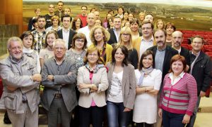 Foto grupal del Colegio de Periodistas de Castilla y León 2