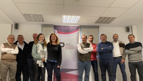 Foto de la reunión de la Red de Colegios Profesionales de Periodistas celebrada en Madrid.