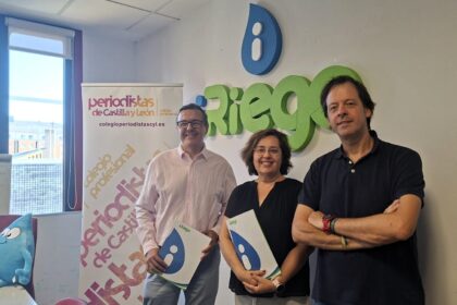 José Francisco Fernández (d), Ana Rosalina López e Ignacio Coll